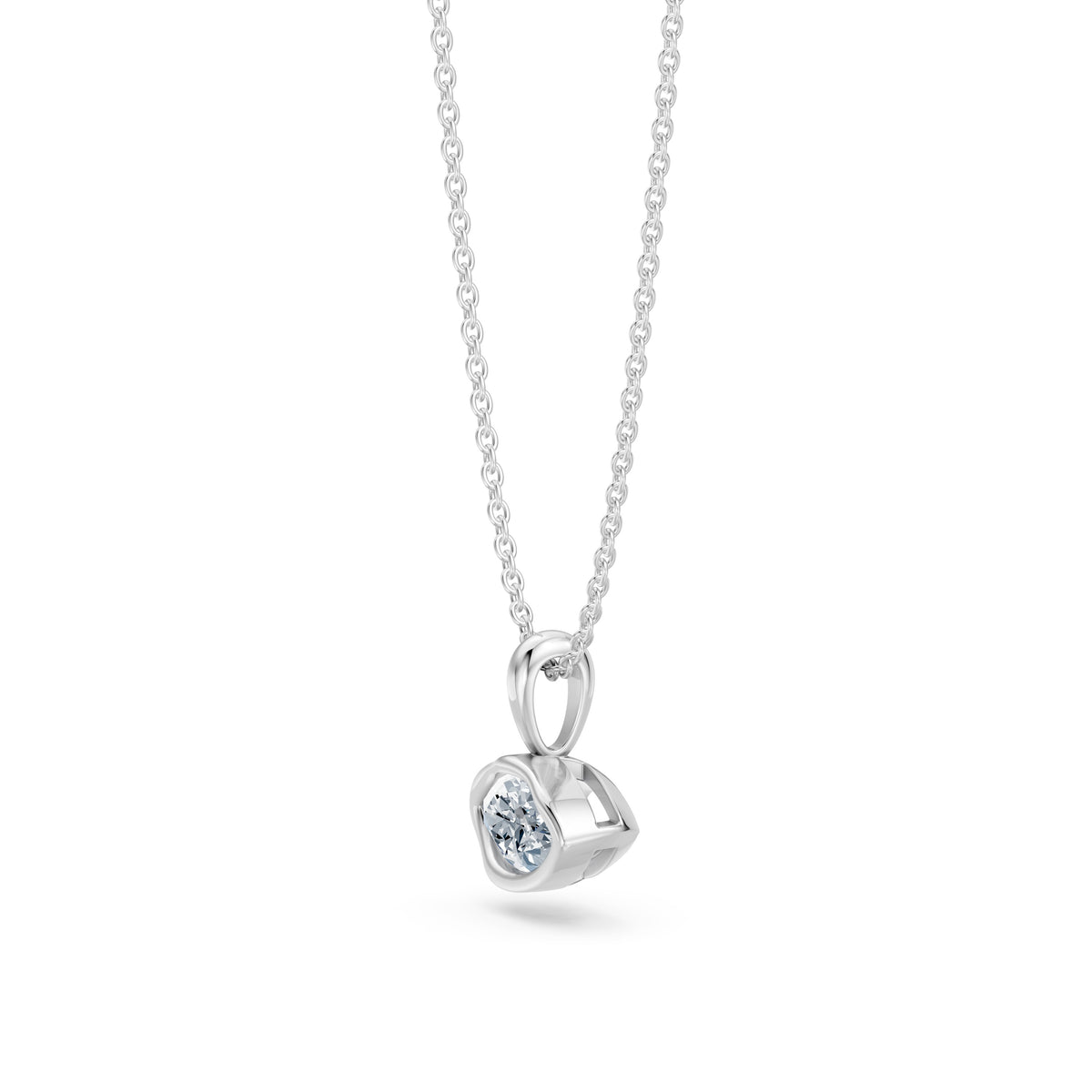 14k Organic East-West Marquise Necklace