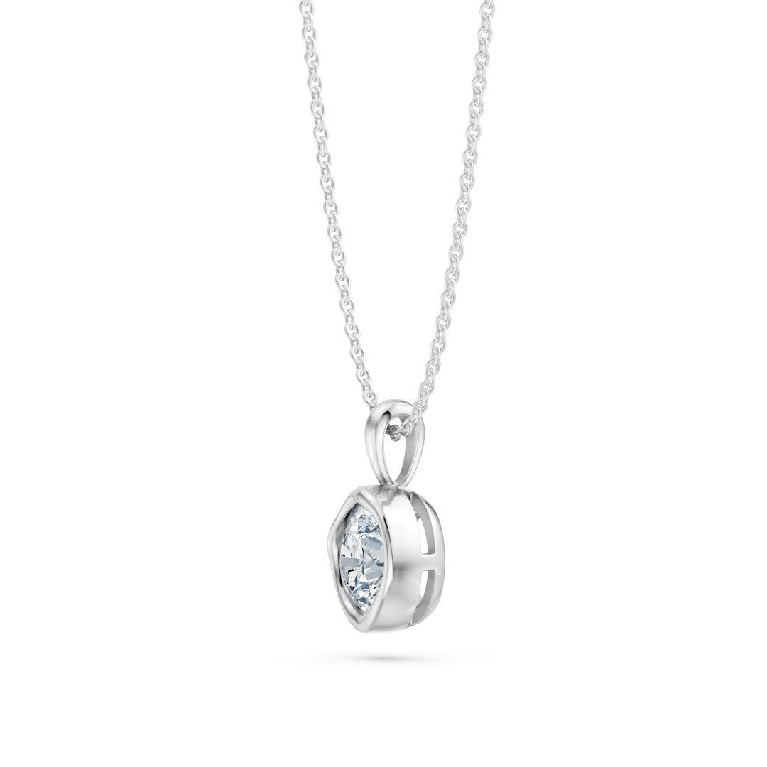 14k Organic Round Necklace