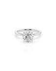 14k Round Solitaire Ring