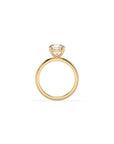 14k Round Solitaire Ring