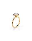 14k Round Solitaire Ring