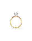 14k Round Solitaire Ring