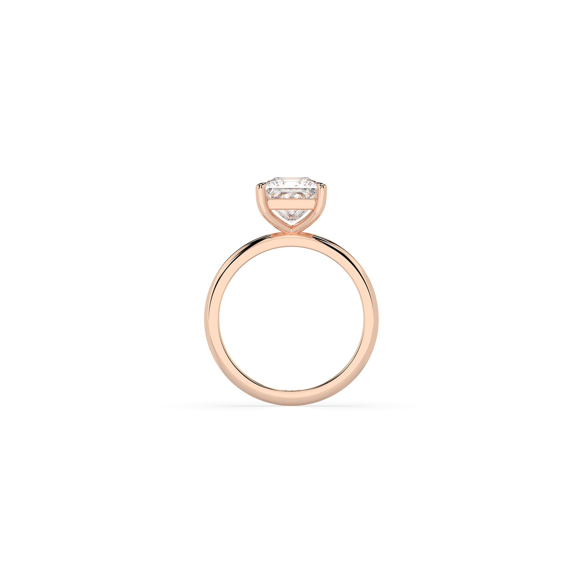 14k Princess Cut Solitaire Ring