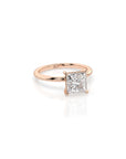 14k Princess Cut Solitaire Ring