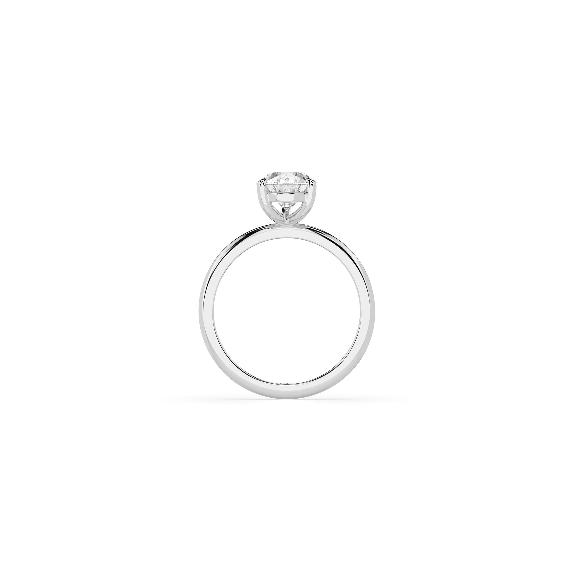 14k Pear Cut Solitaire Ring