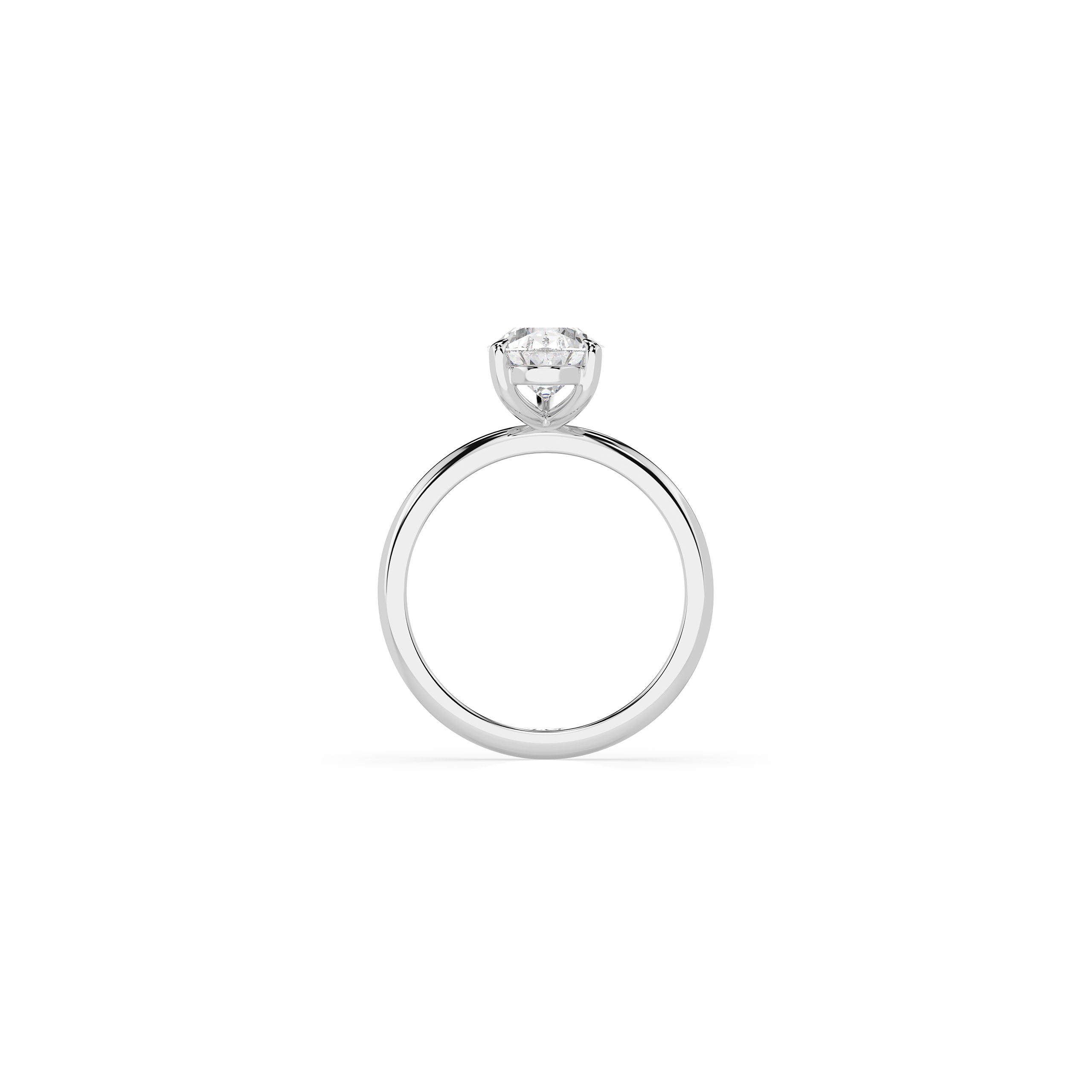 14k Pear Cut Solitaire Ring