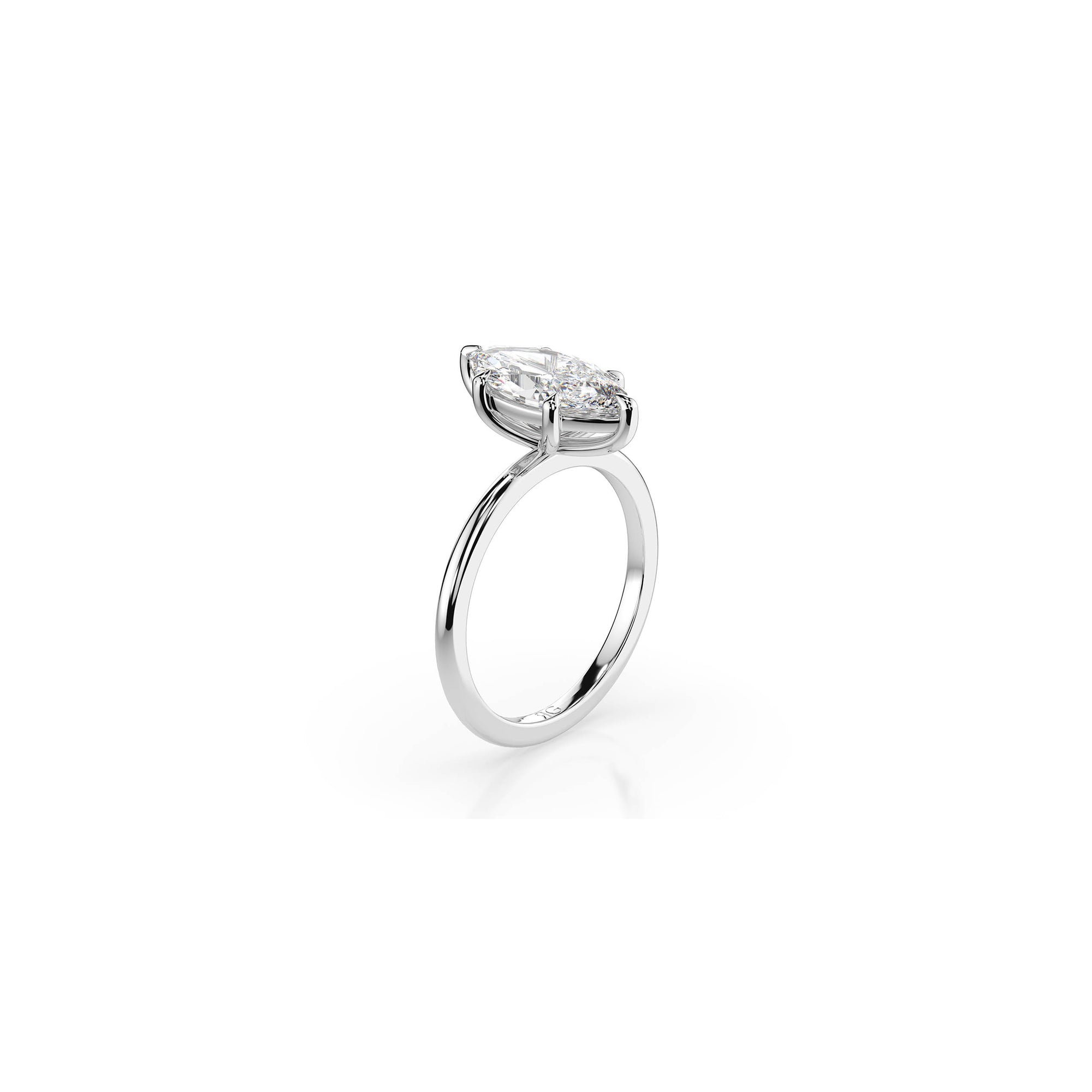14k Marquise Cut Solitaire Ring