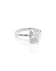 14k Oval Cut Solitaire Ring