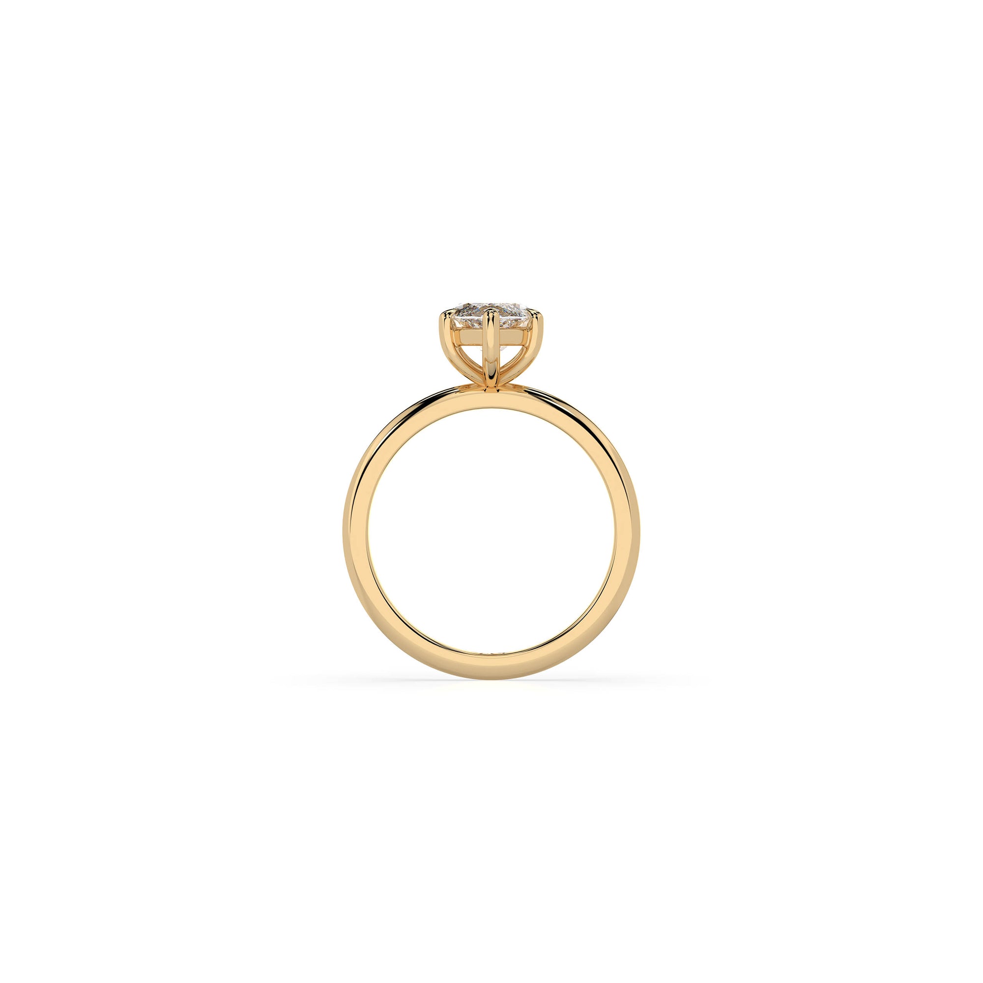 14k Marquise Cut Solitaire Ring