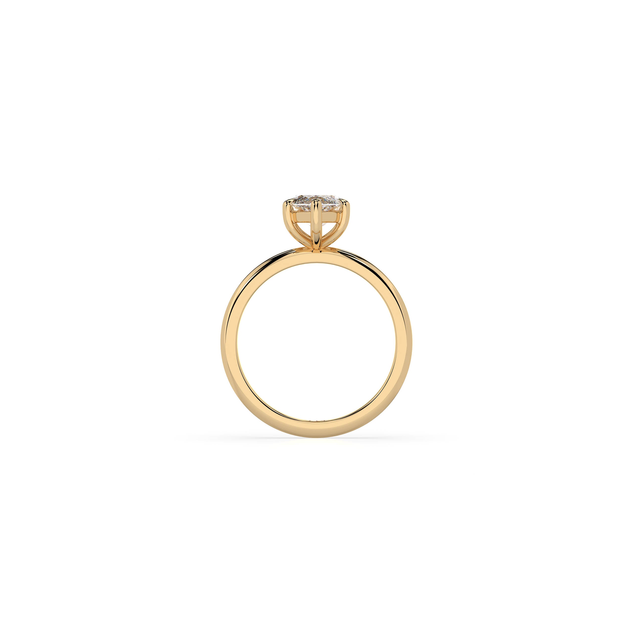 14k Marquise Cut Solitaire Ring