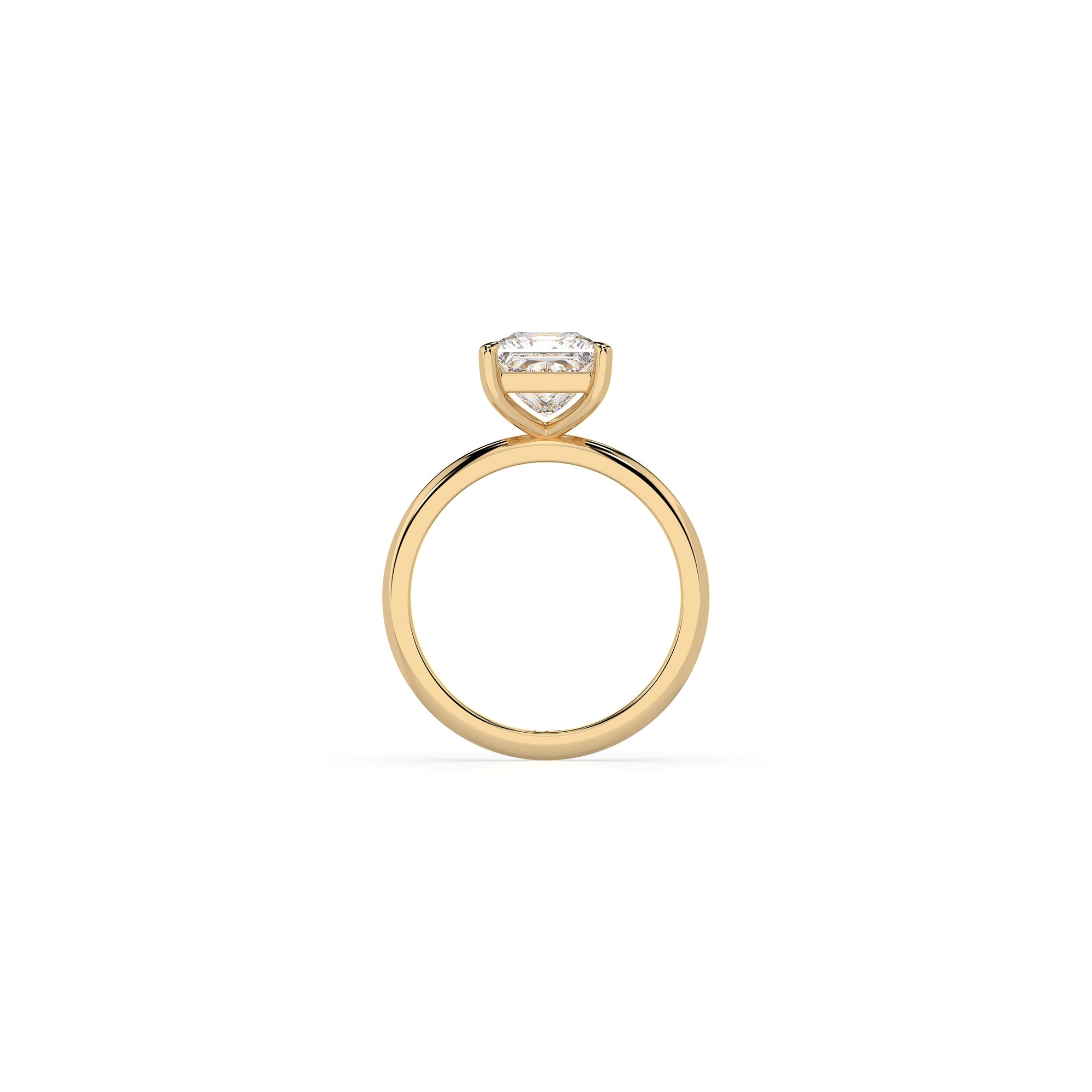 14k Princess Cut Solitaire Ring