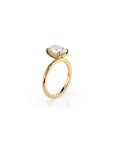 14k Oval Cut Solitaire Ring