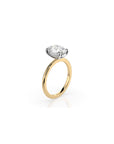 14k Oval Cut Solitaire Ring
