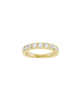 14k Half Eternity Diamond Band | 3mm