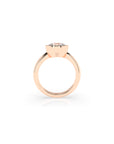 14k Round Bezel Ring