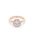 14k Round Bezel Ring