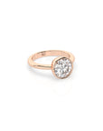 14k Round Bezel Ring