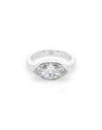 14k Marquise East West Bezel Ring