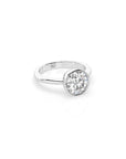 14k Round Bezel Ring