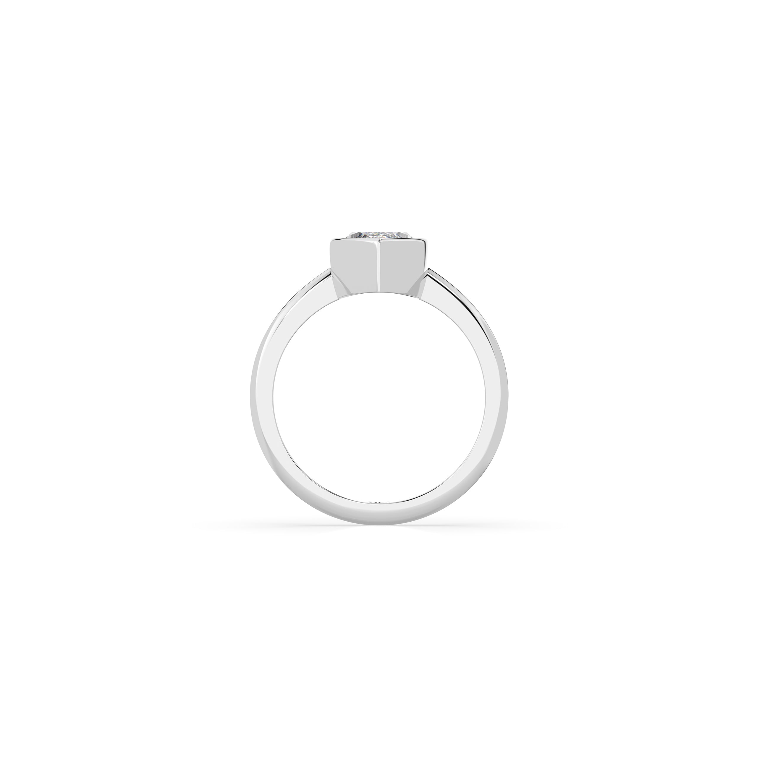 14k Marquise Bezel Ring