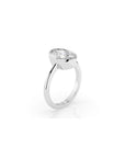14k Oval Bezel Ring