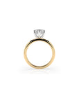 14k Marquise Cut Solitaire Ring | Hidden Halo