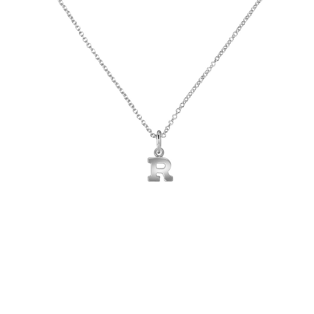 Silver Letter Necklace