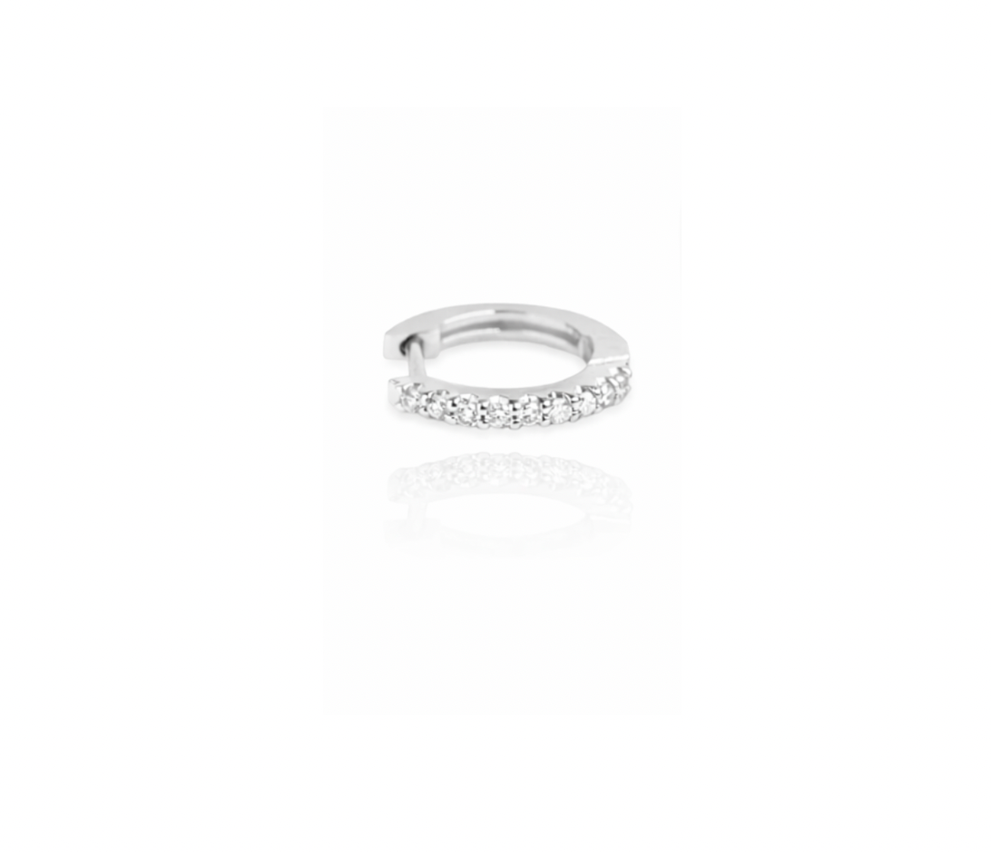 14k Diamond Huggies | .18 CTW
