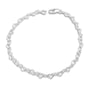Silver Hearts Bracelet