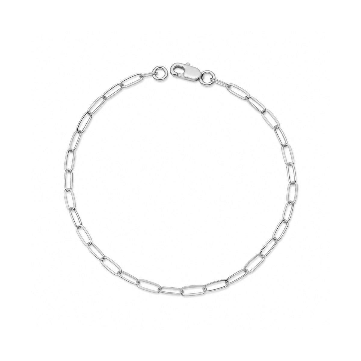 Thin Paperclip Bracelet