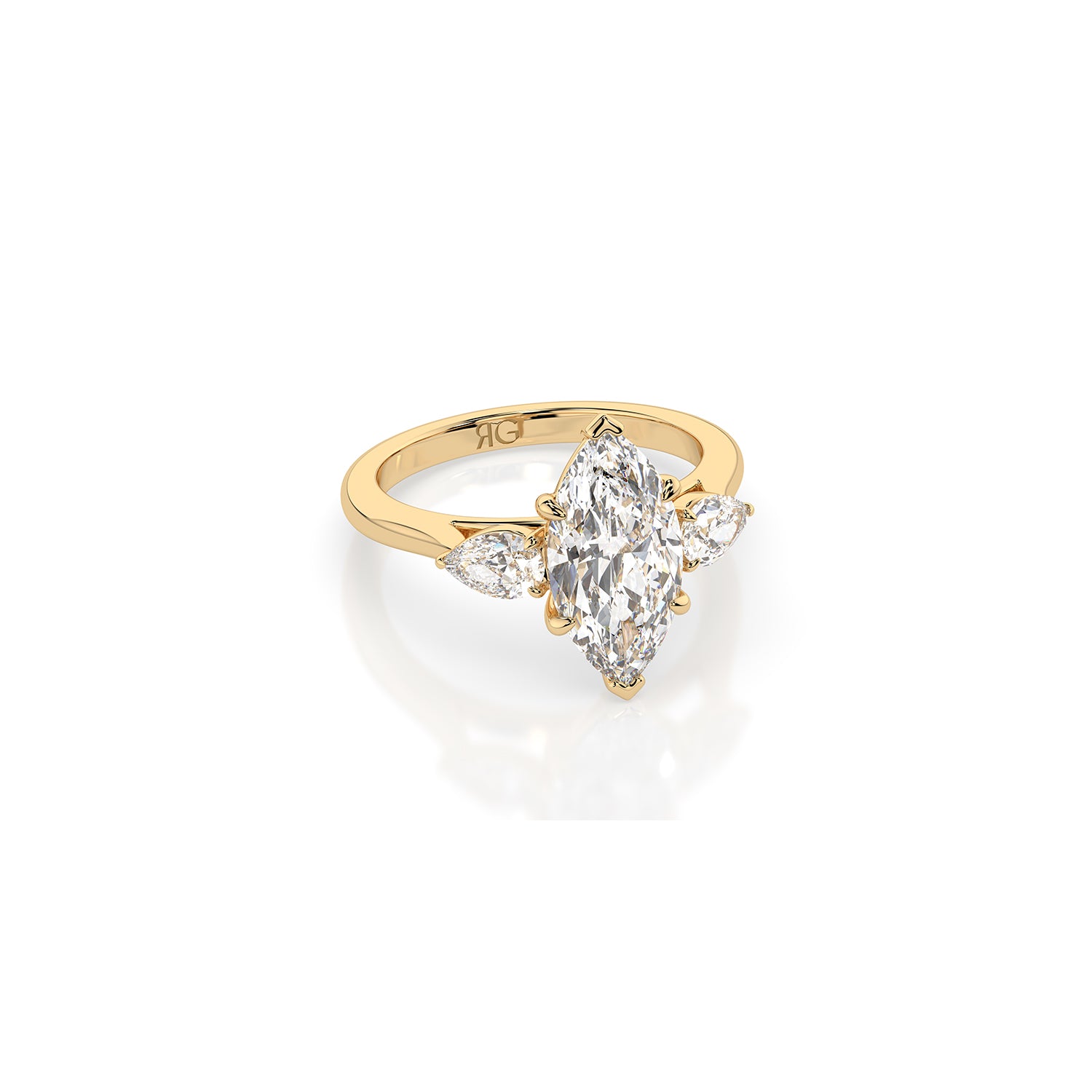 14k Marquise Harmony Ring