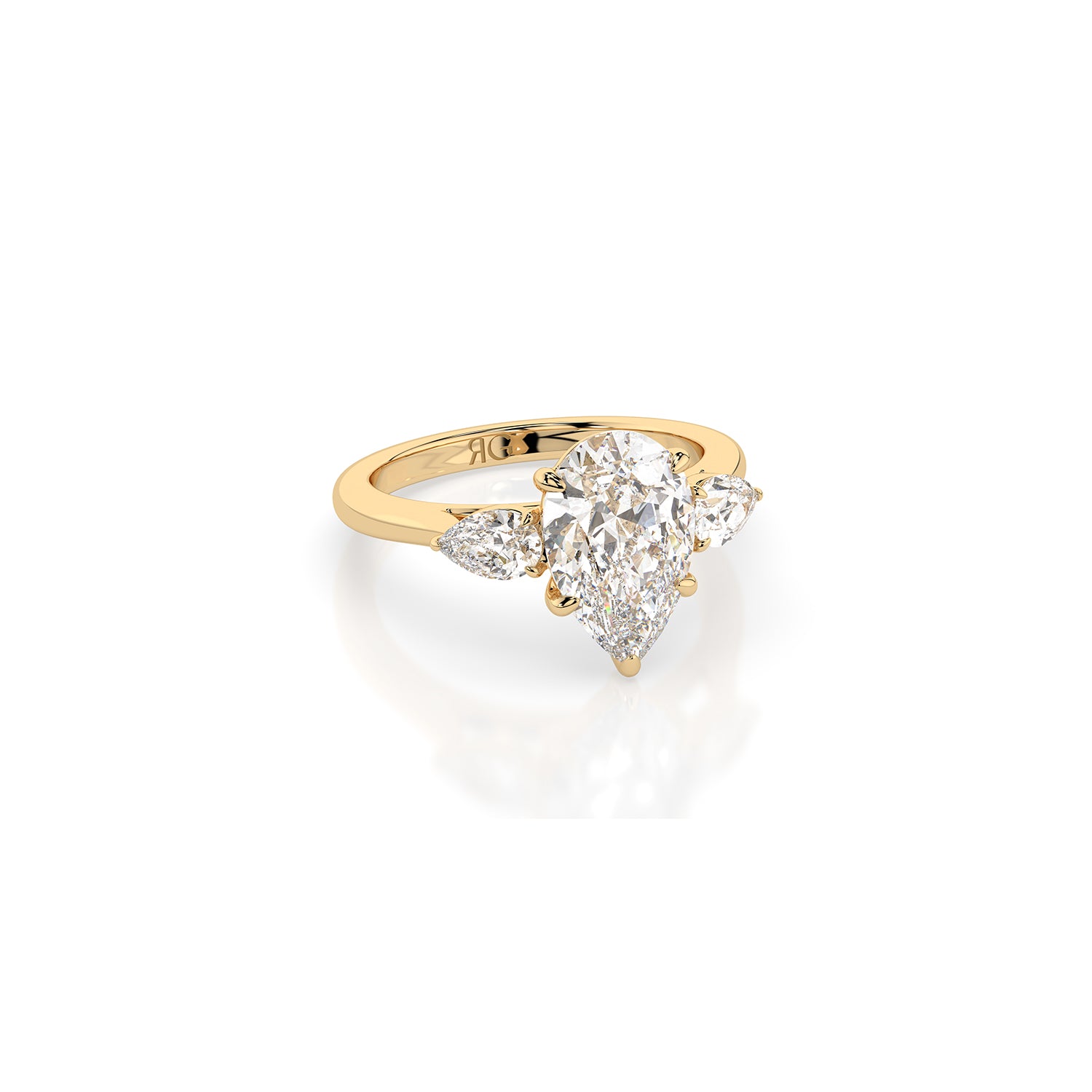 14k Pear-Shape Harmony Ring