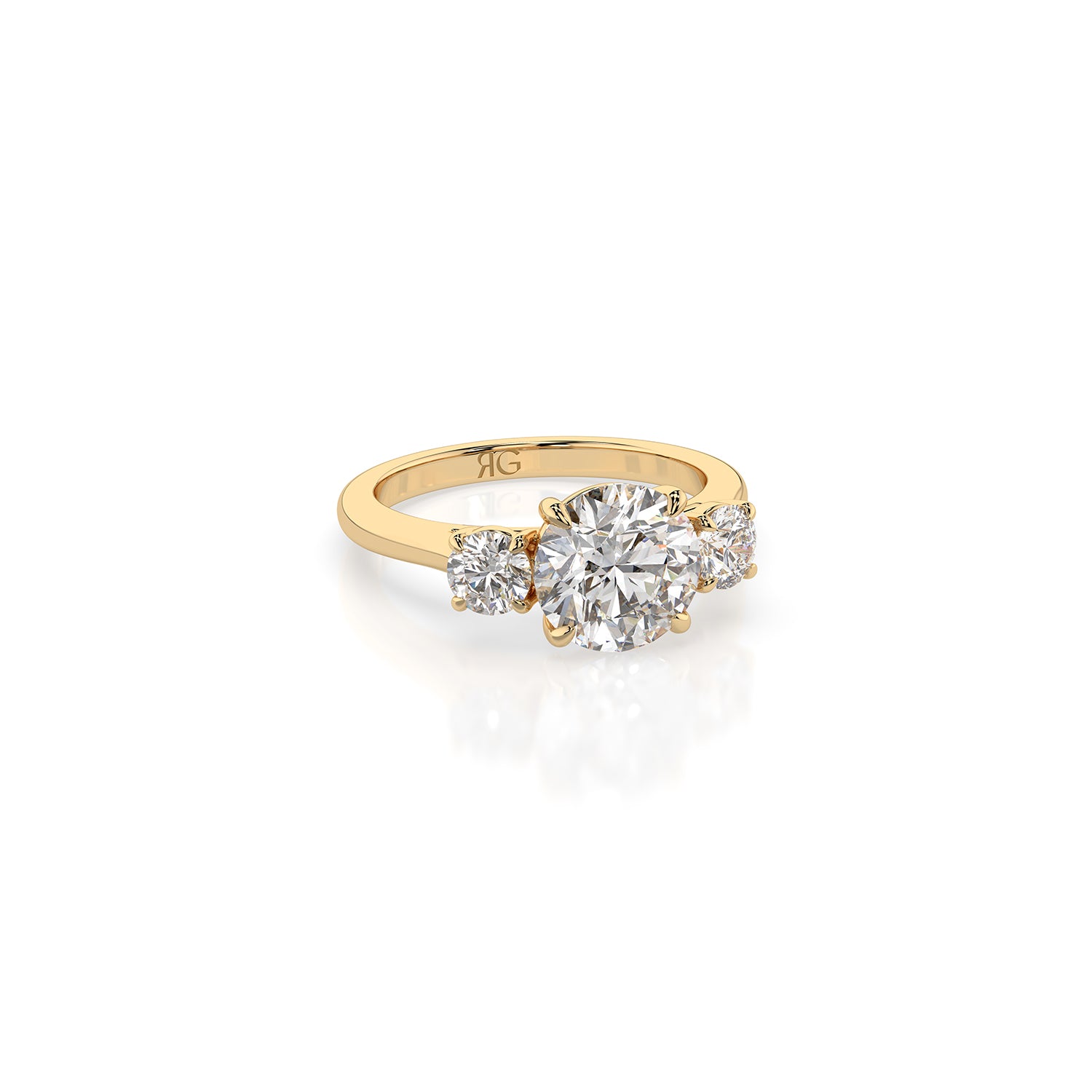 14k Round Bloom Ring