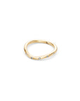 14k Curved Diamond Luna Stacker