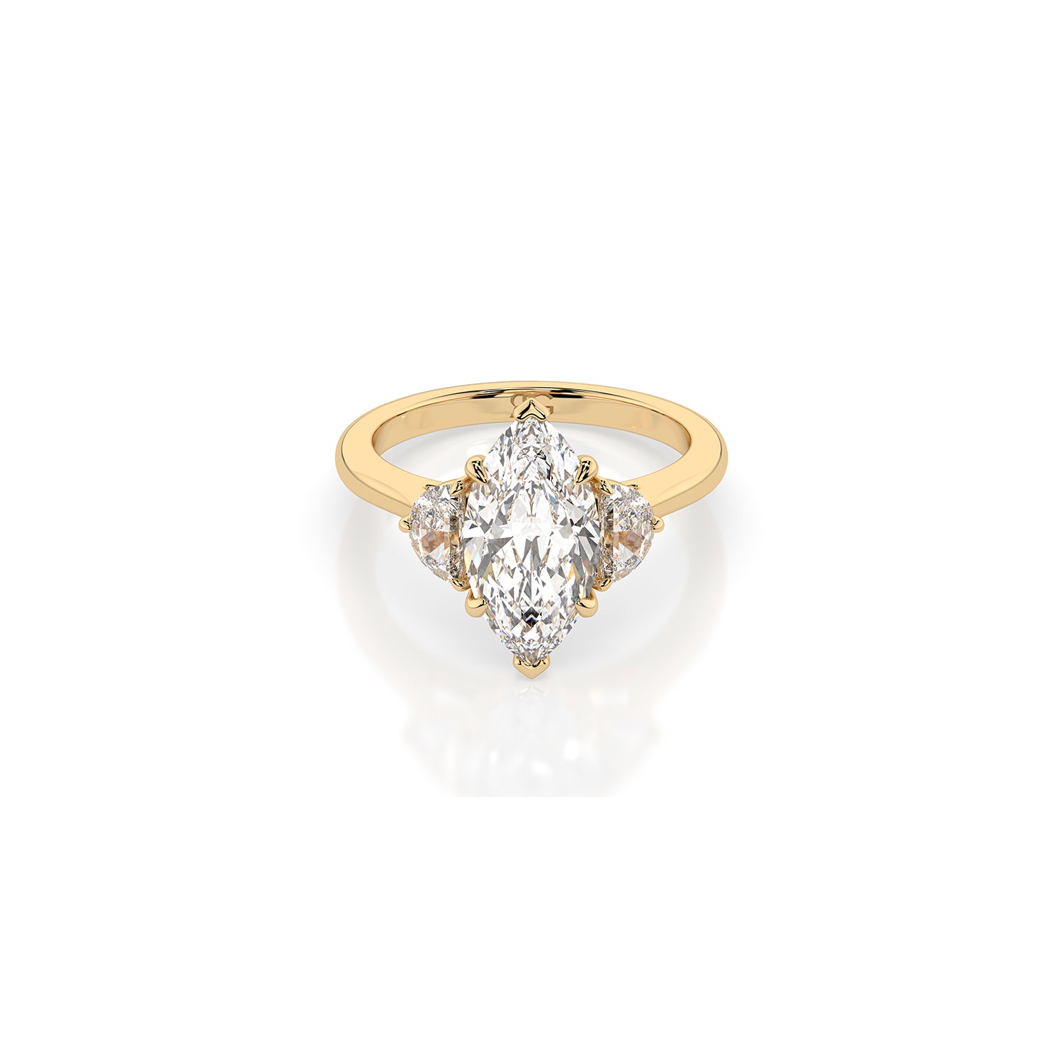 14k Marquise Celestial Ring
