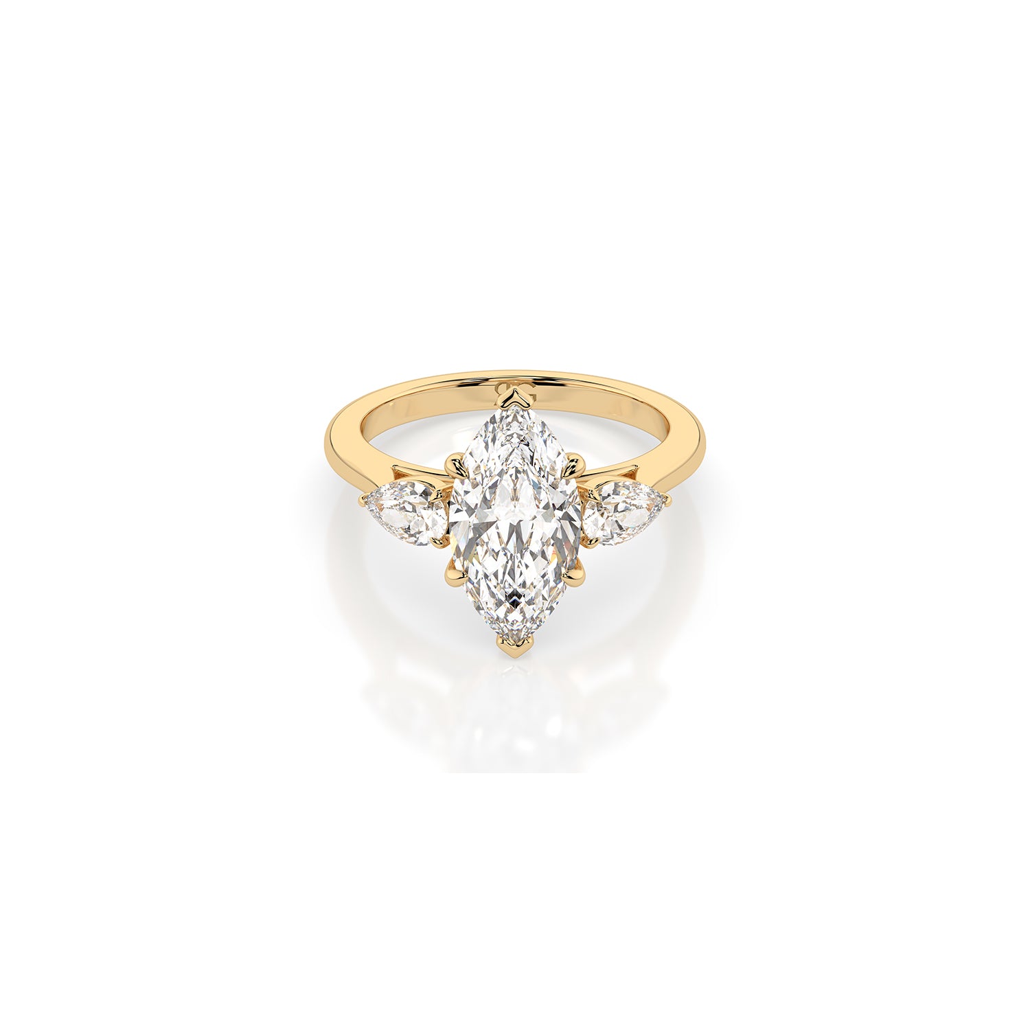 14k Marquise Harmony Ring
