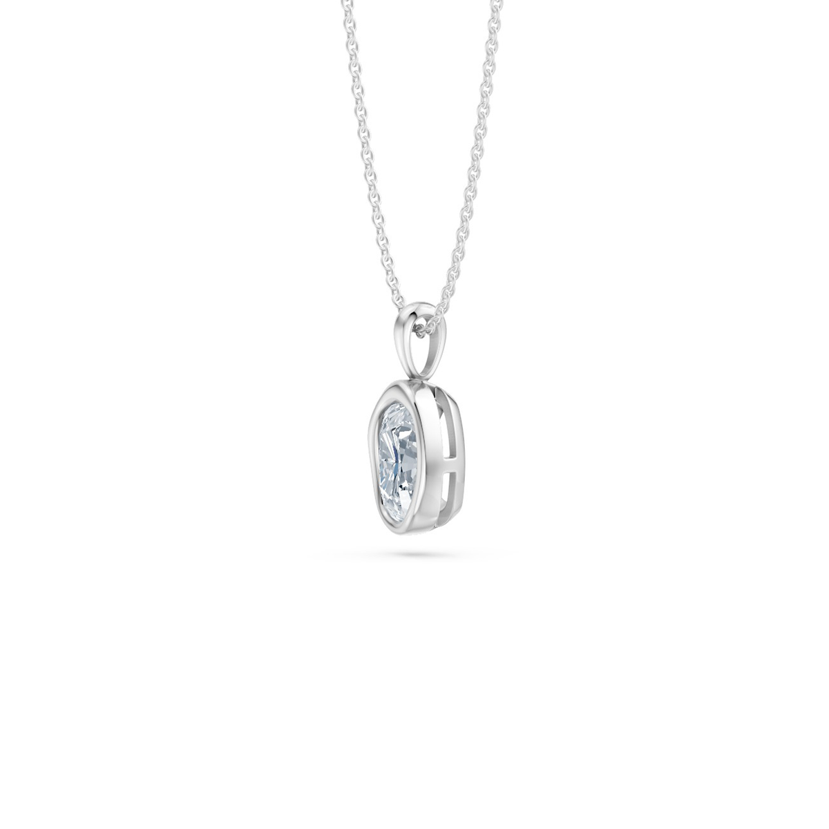 14k Organic Cushion Necklace