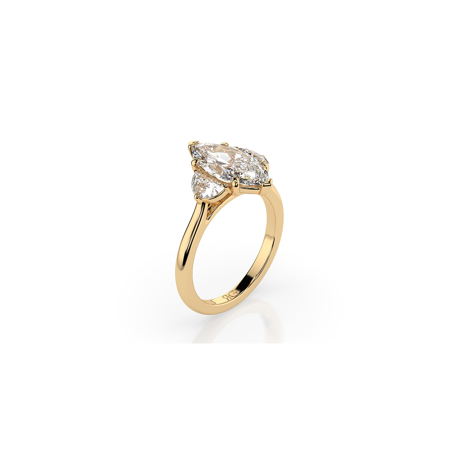 14k Marquise Celestial Ring
