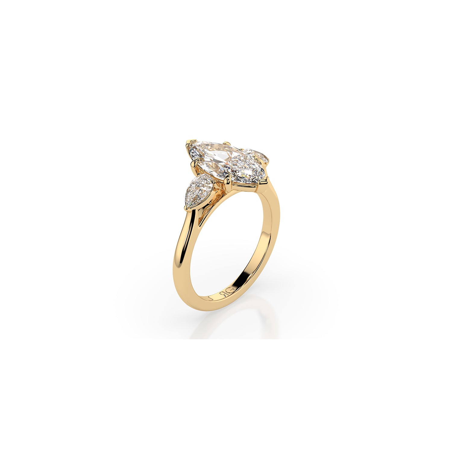 14k Marquise Harmony Ring