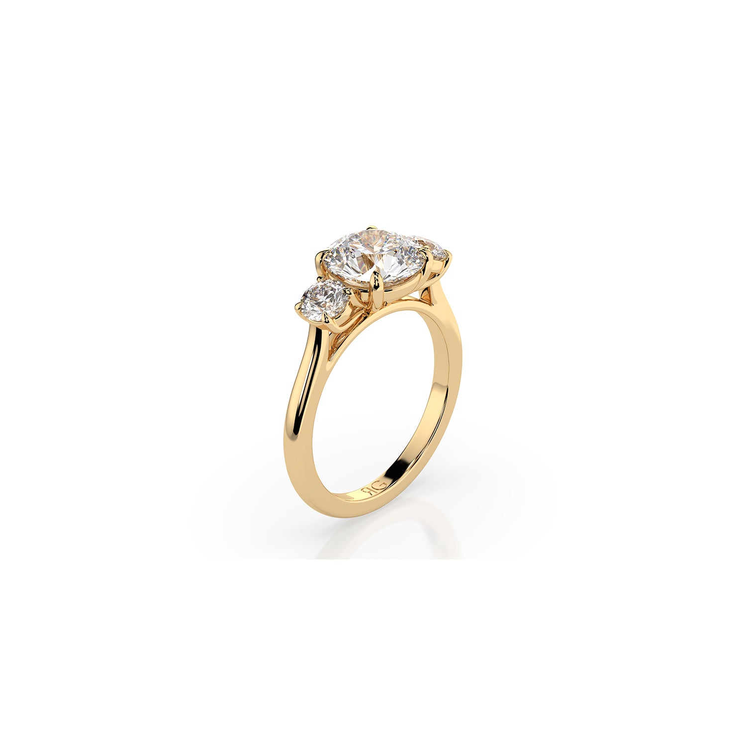 14k Round Bloom Ring