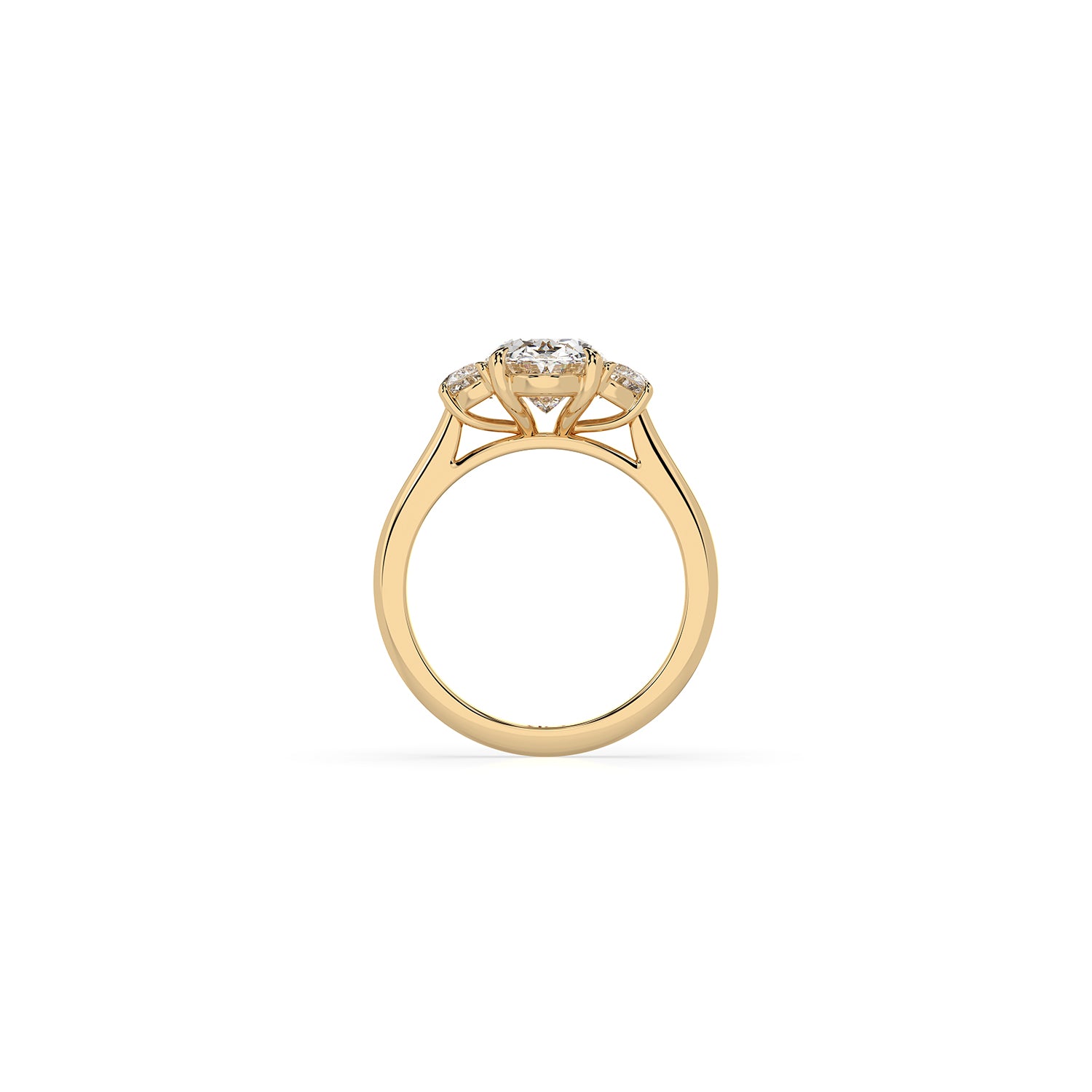 14k Oval Celestial Ring