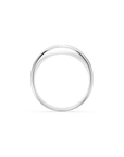 14k Little Marquise Diamond Dome Ring