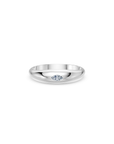 14k Little Marquise Diamond Dome Ring