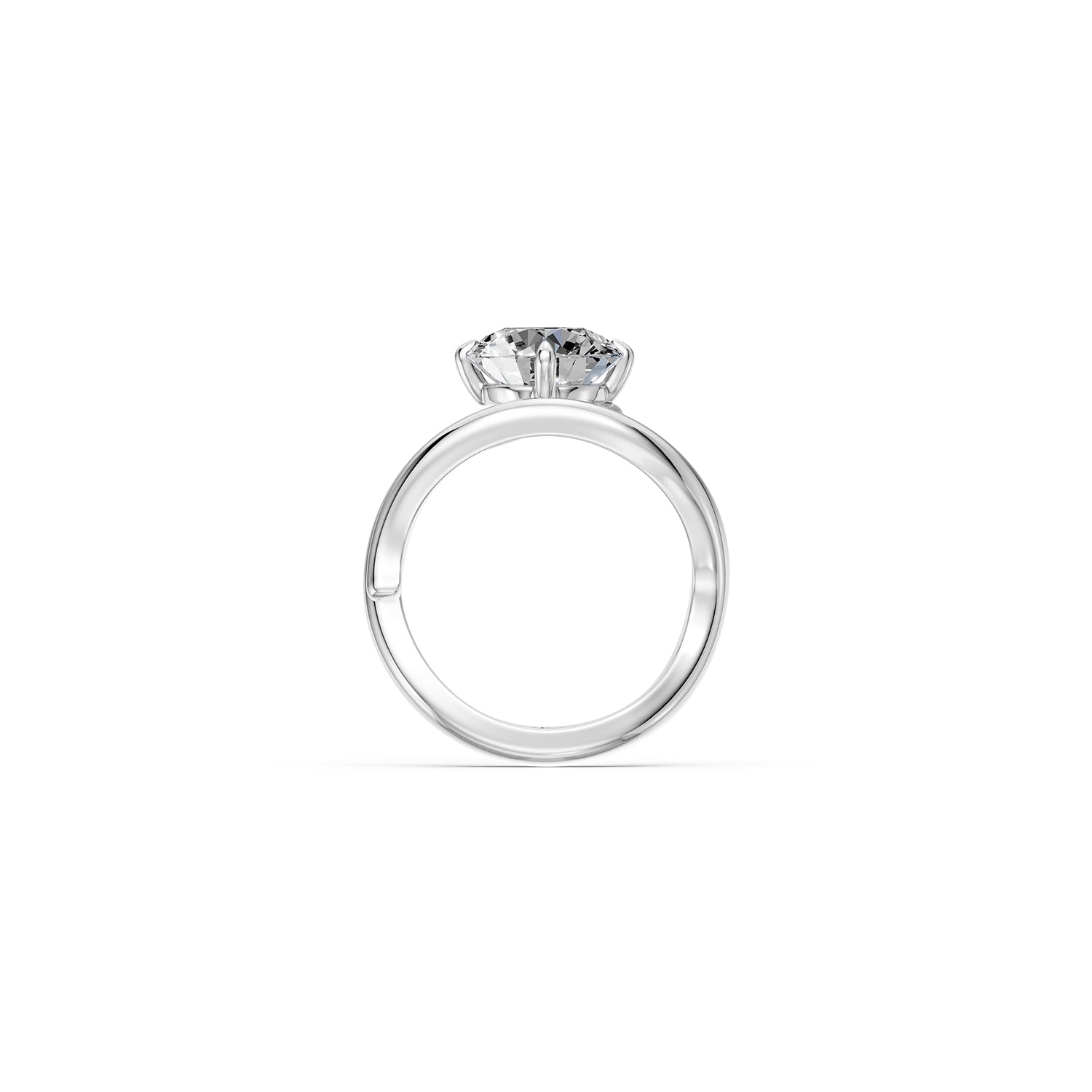 14k Round Selene Ring