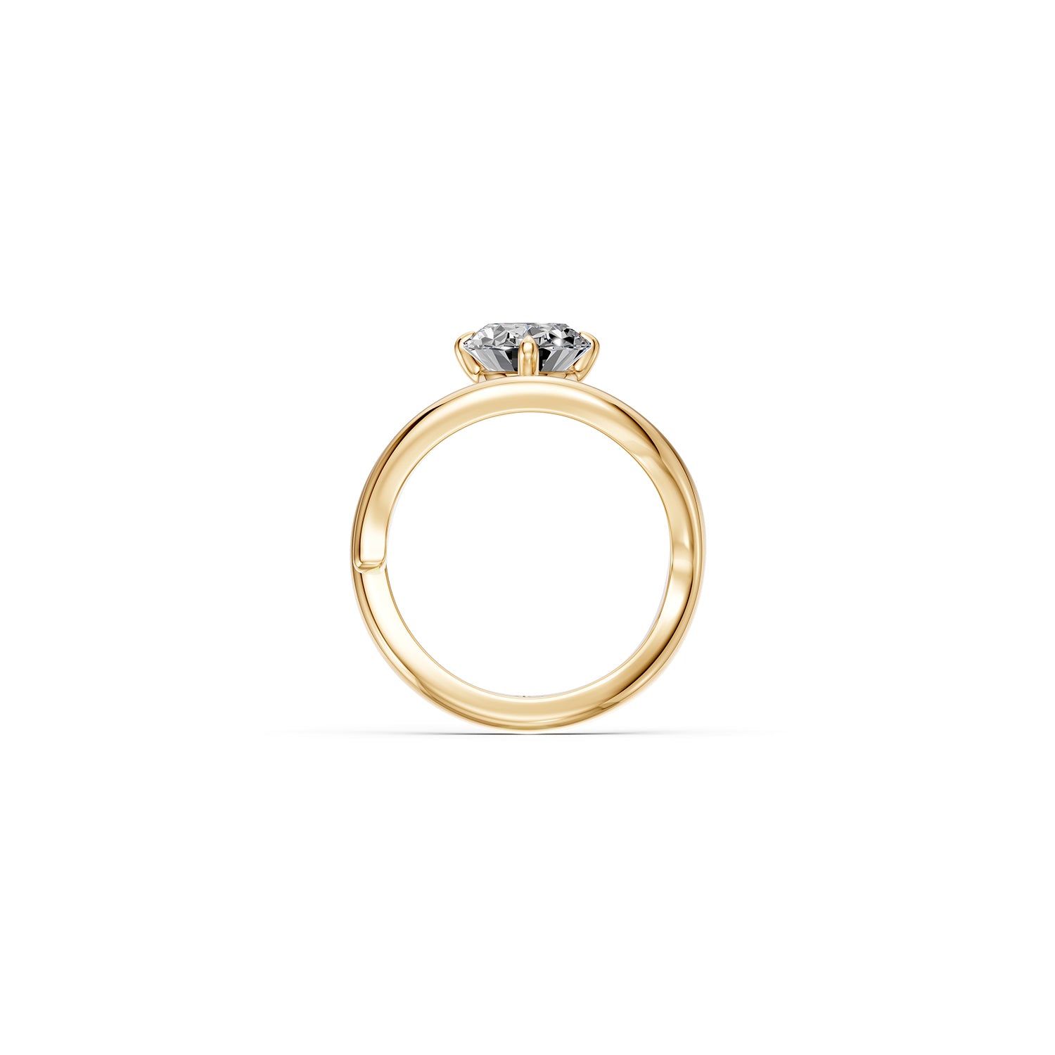 14k Oval Selene Ring