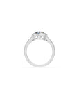 14k Pear Eclipse Bezel Ring