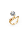 14k Round Selene Ring