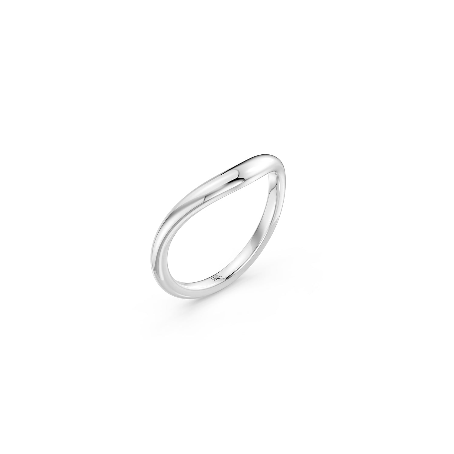 14k Elena Curved Band