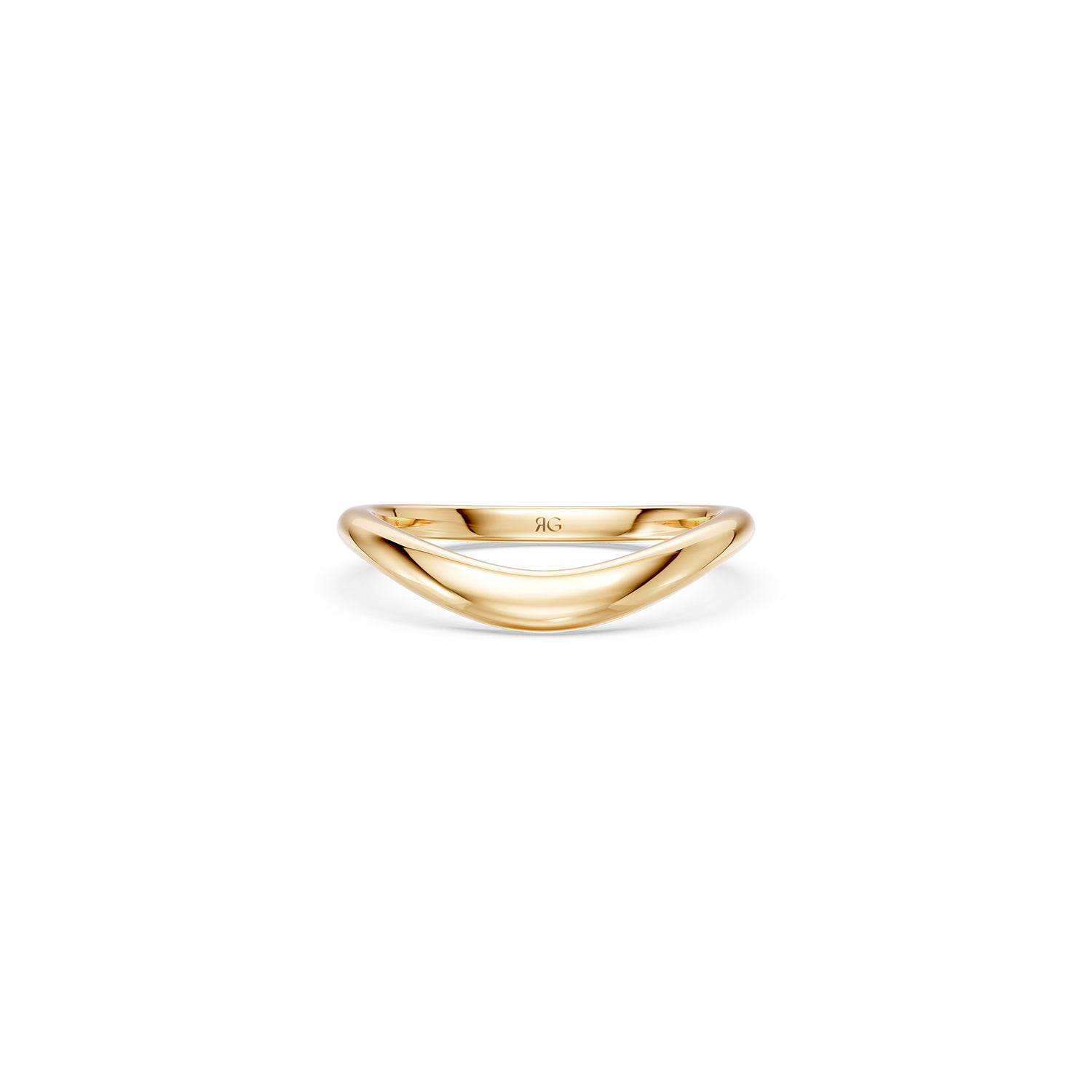 14k Elena Curved Band