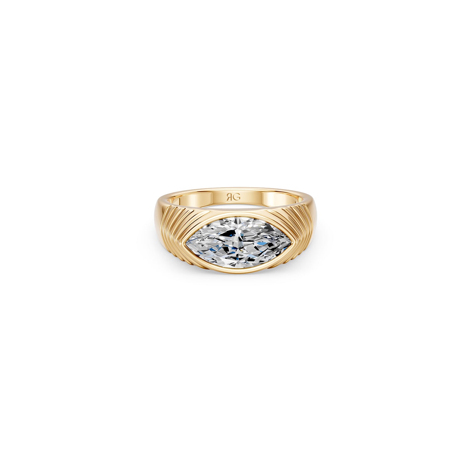 14 Marquise Pyramid Ring